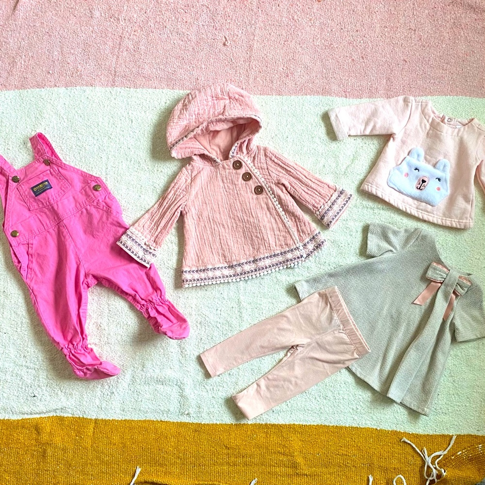❄️🍁❄️🍁Fall/Winter Pink Baby girl Bundle❄️🍁❄️🍁